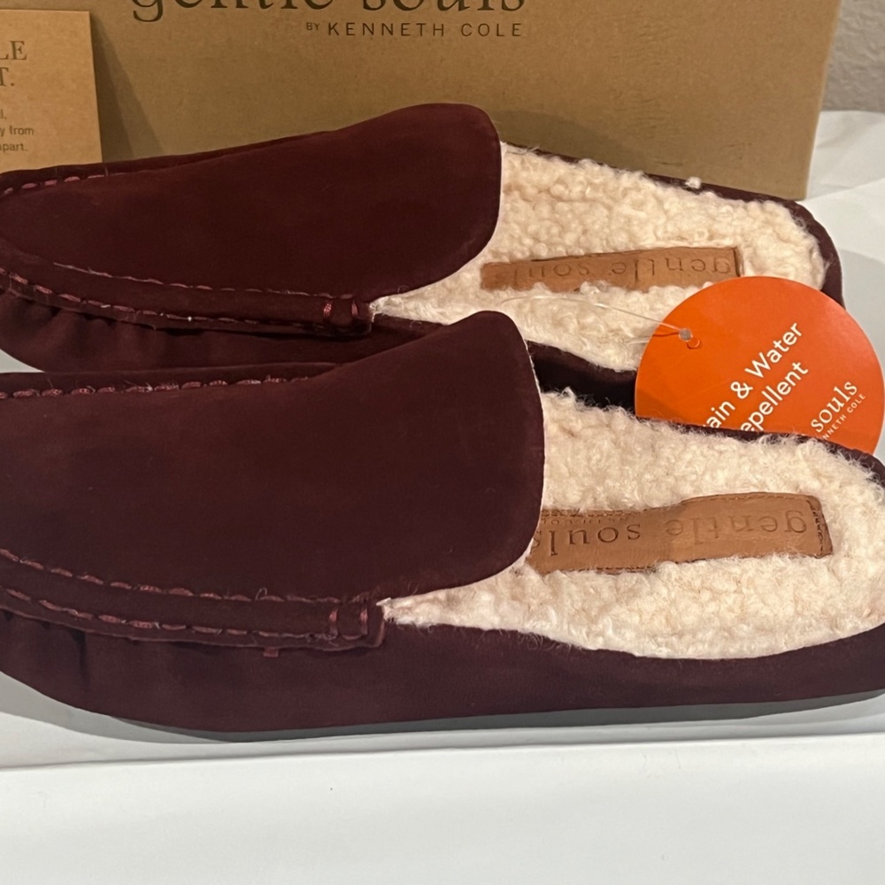 NIB Gentle Souls Mina Driver Mule Cozy by Kenneth Cole INDOOR OUTDOOR SHOES - Picture 8 of 14